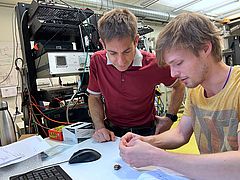 Martino Poggio und Student