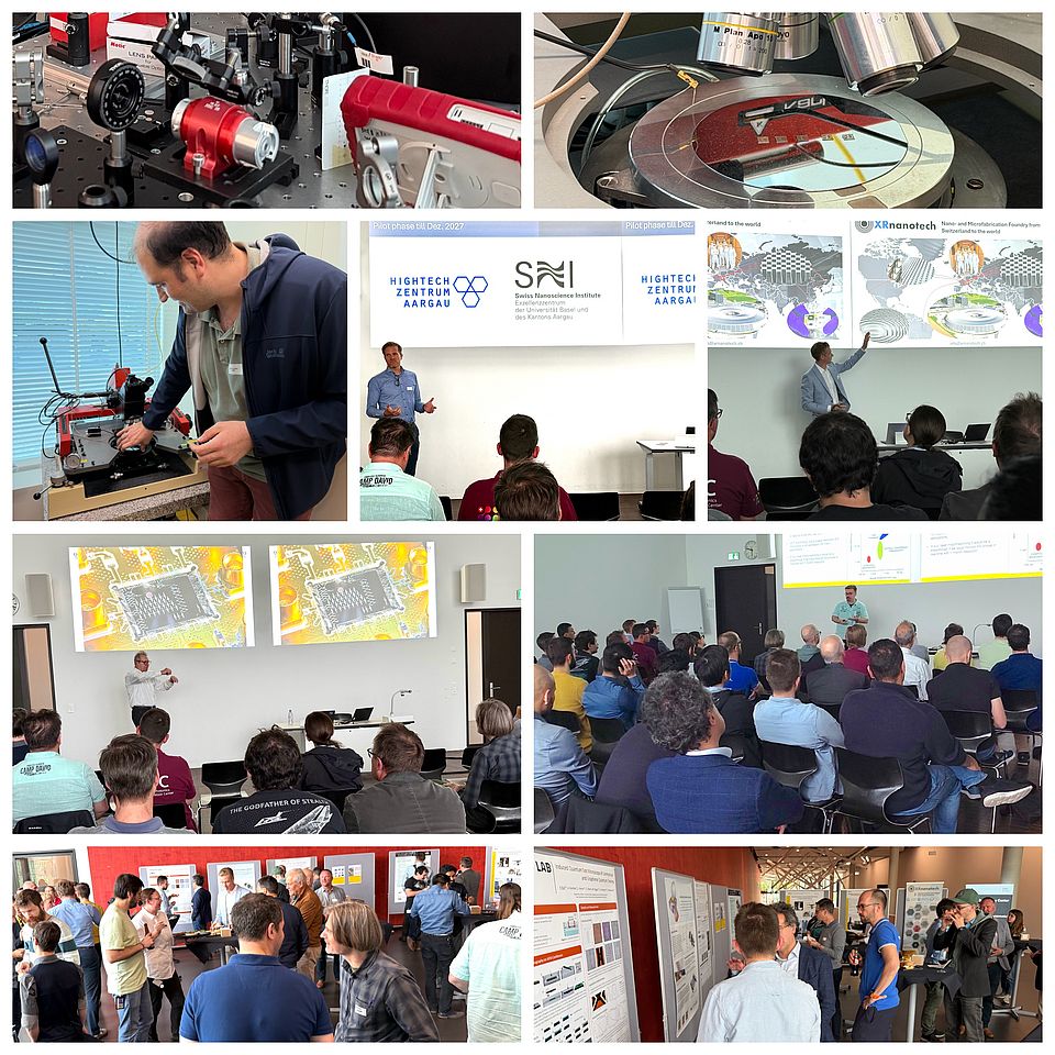 Collage with images of the NanoTec Apéro 2026