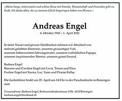 In memoriam Andreas Engel