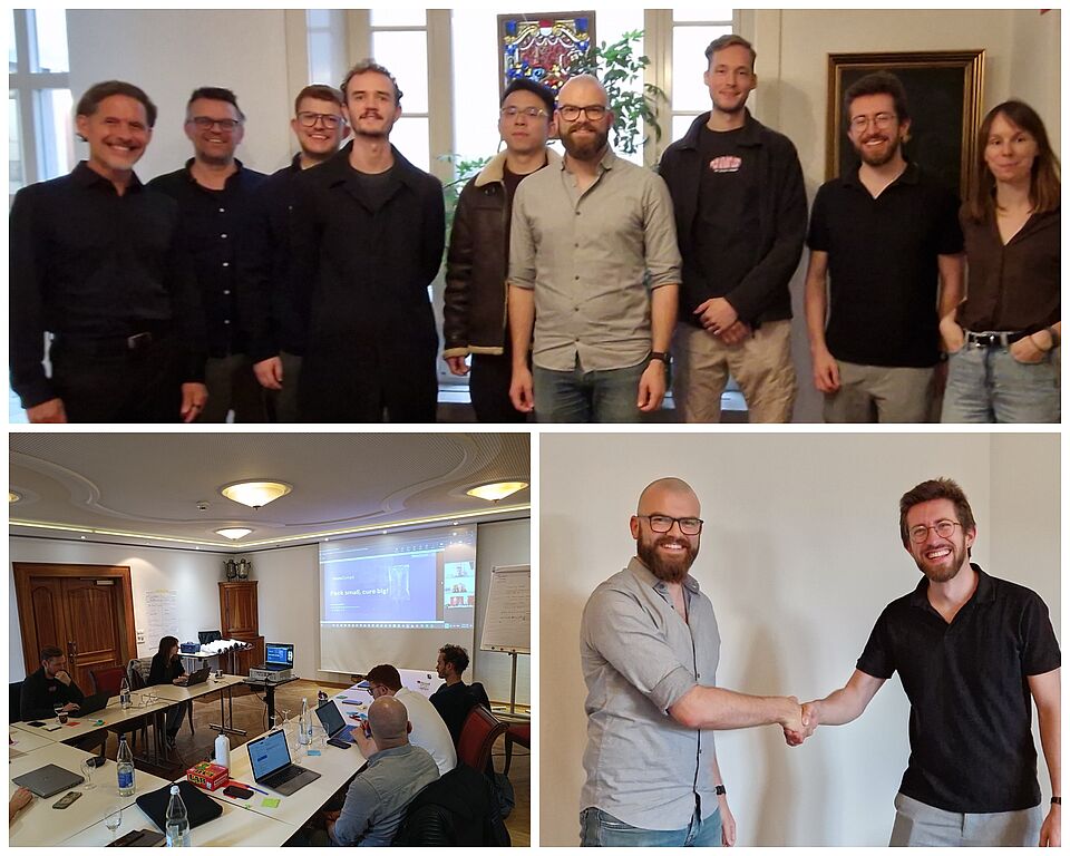 Collage mit Bildern vom Startup-Workshop