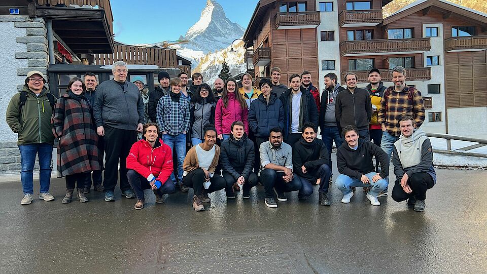 2022 fand die Winterschule der SNI PhD School in Zermatt statt. (Bild: C. Möller, SNI)