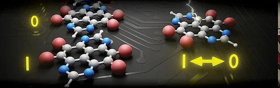 Schematische Darstellung Moleküle