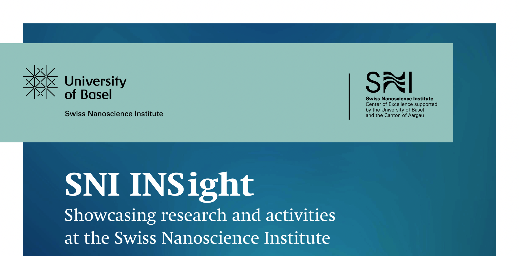 Previous issues of SNI INSight/SNI update | Swiss Nanoscience Institute ...