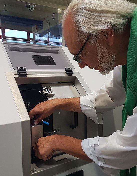  Zurzeit laufen die ersten Messungen am ELDICO ED-1. (Bild: ELDICO Scientific)