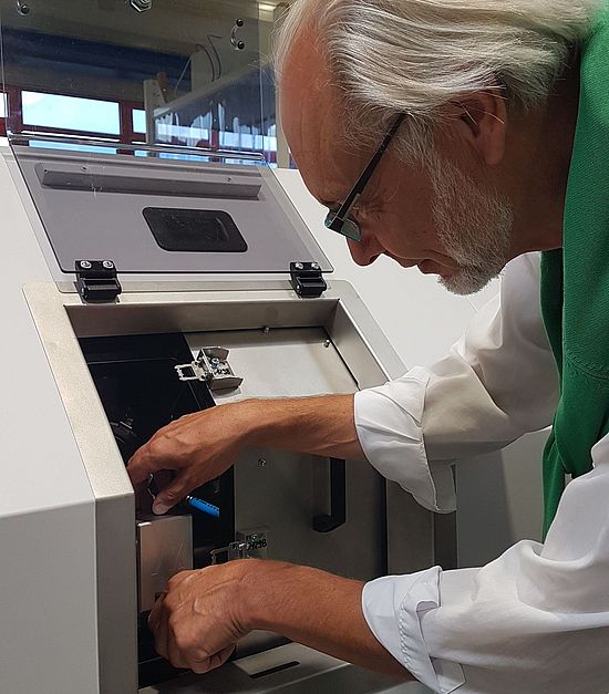  Zurzeit laufen die ersten Messungen am ELDICO ED-1. (Bild: ELDICO Scientific)