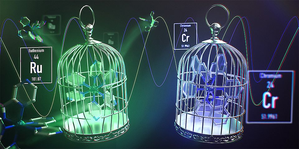 Two radicals in two cages