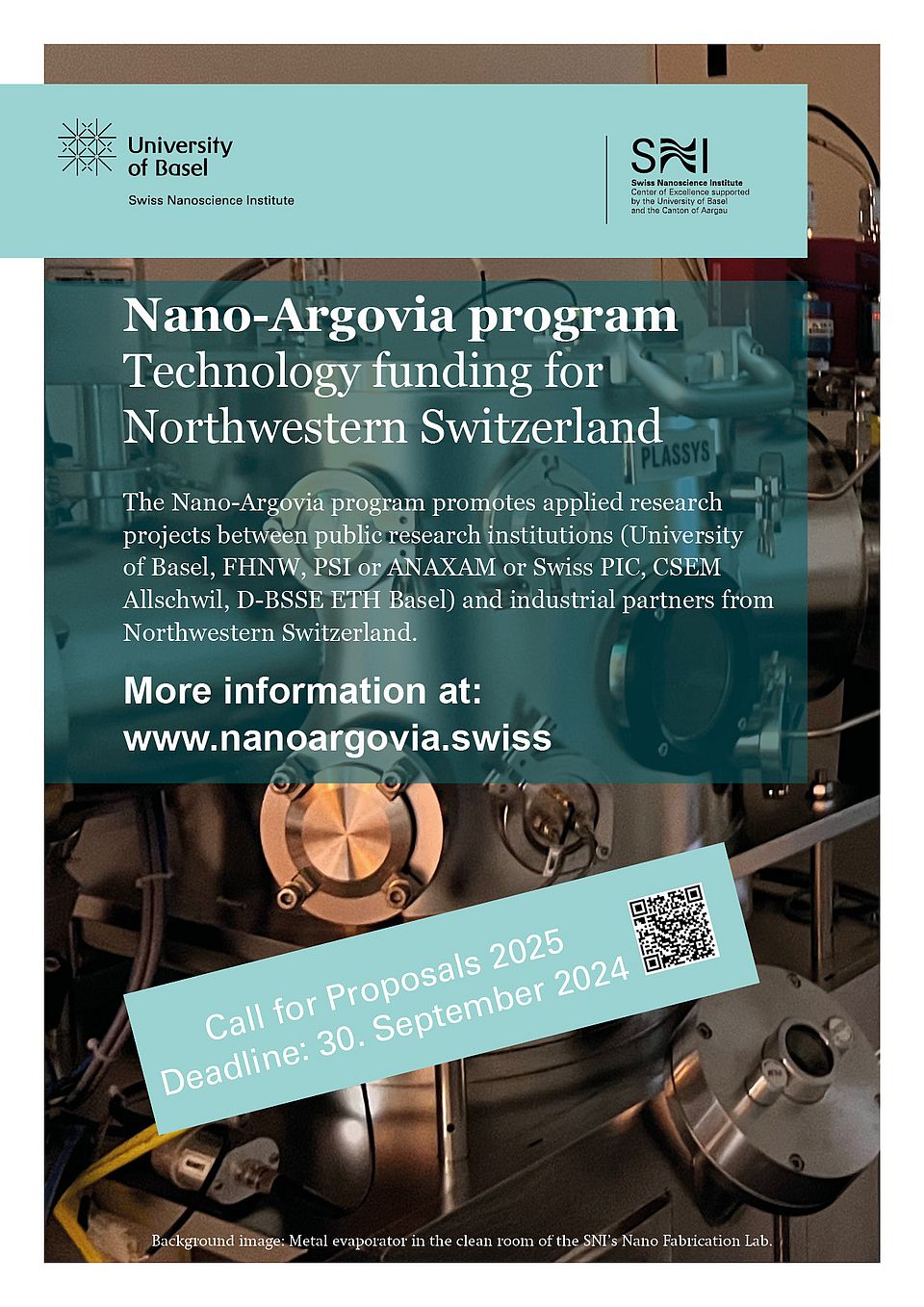 Flyer Nano-Argovia program
