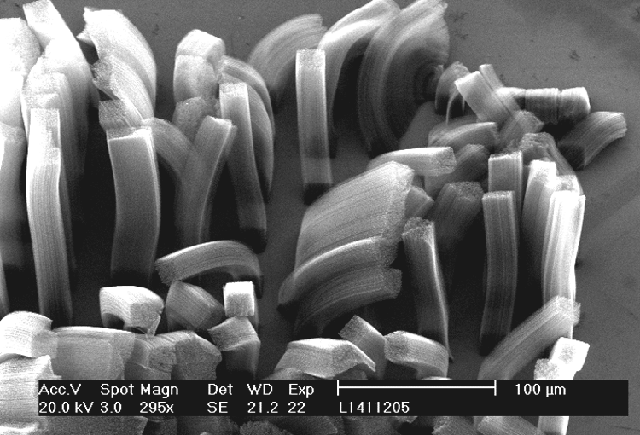 Growing of carbon nanotubes