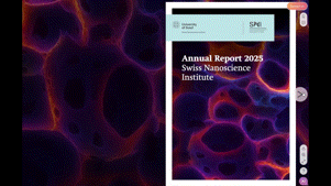 Video, das die ersten Seiten des Jahresberichts zeigt